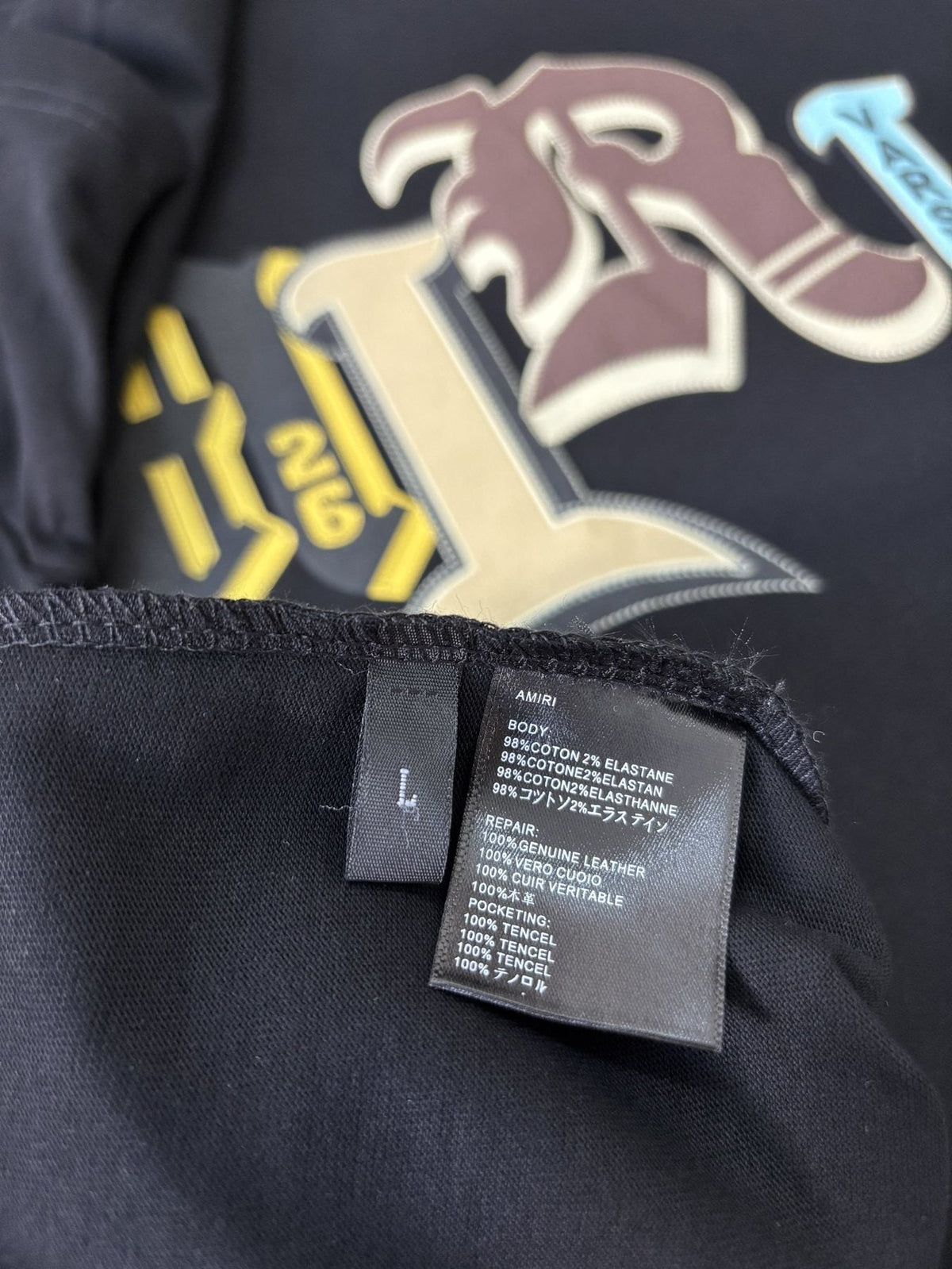 AMIRI Varsity Graphic Short-Sleeve T-Shirt — neck_label