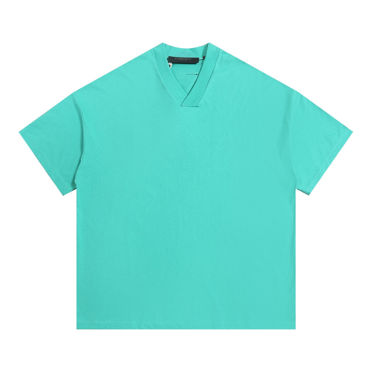ESSENTIALS V-Notch Back Wordmark T-Shirt — front